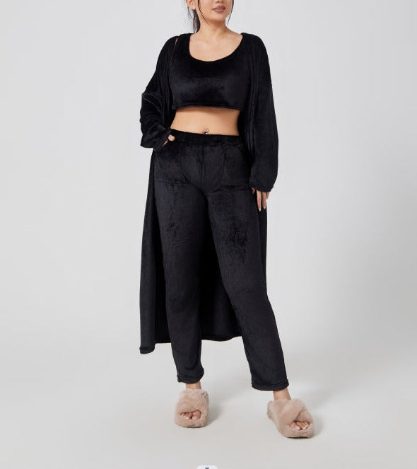 Women's warm matching pajama's / Lounge set - Winter clothes