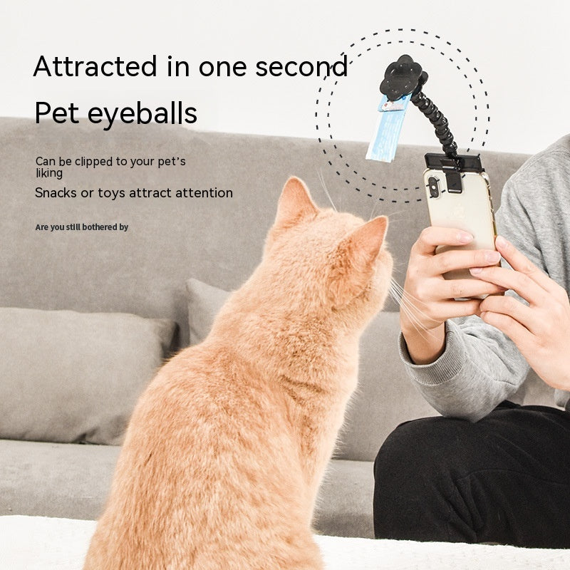 Pet Mobile Photography Tool ( Cat /Dog) / Camera Toy Mobile Holder / Selfie Clip Pet Products