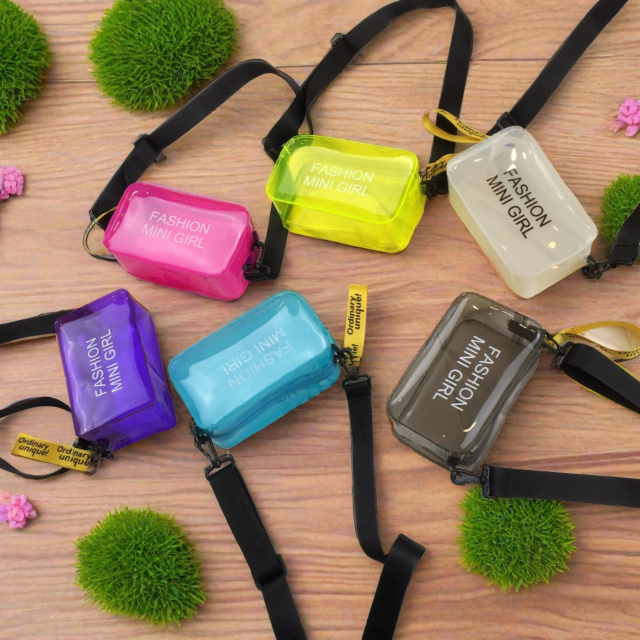 Fashionable Trend: Transparent Square Jelly Bag for Shoulder or Crossbody Wear