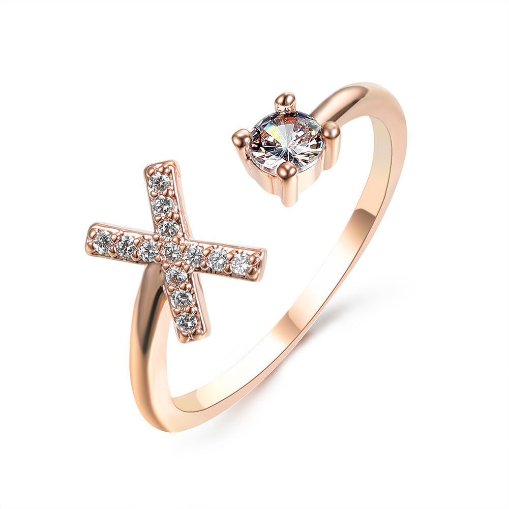 Unique / Elegant Adjustable Initial 26 rings