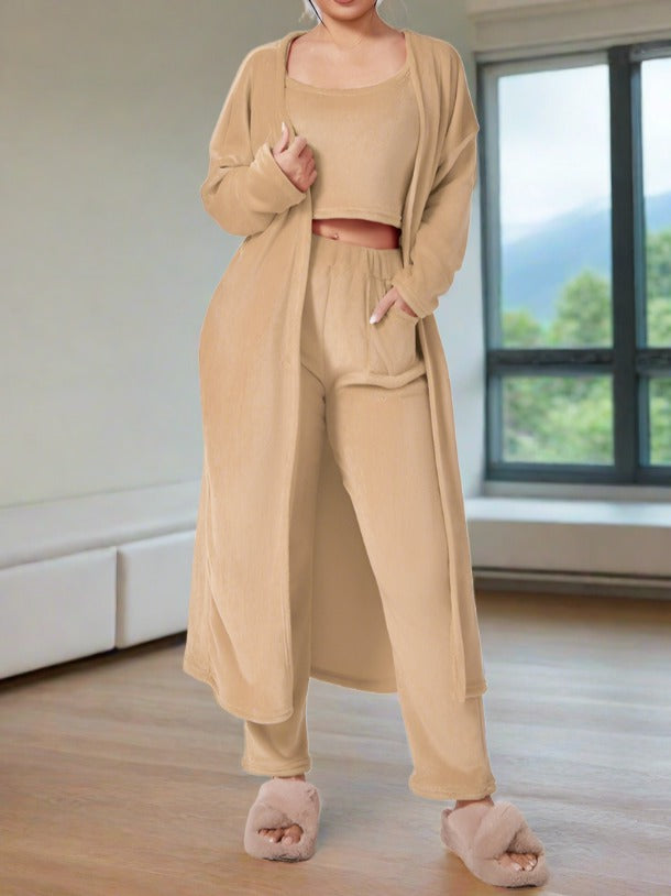 Women's warm matching pajama's / Lounge set - Winter clothes