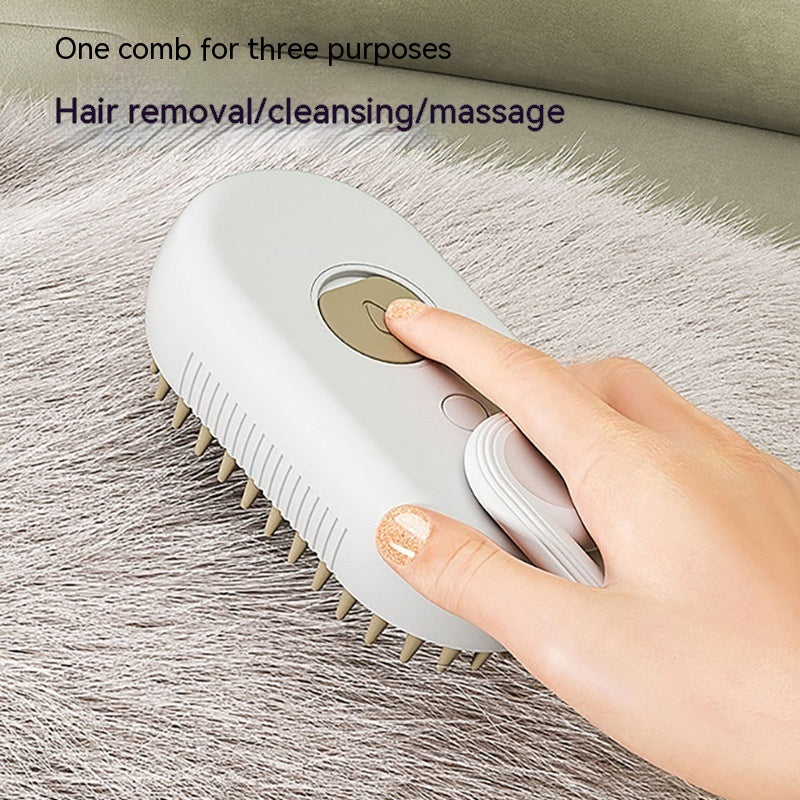 Pet Steamy Hygiene Brush and Grooming tool