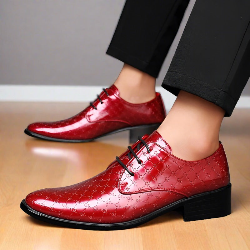 Men's Pointed Formal High Heels