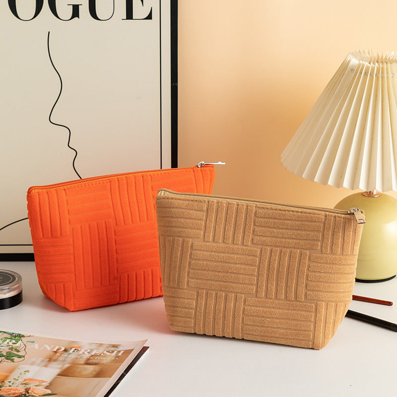 Women's Woven Cosmetic Portable bag