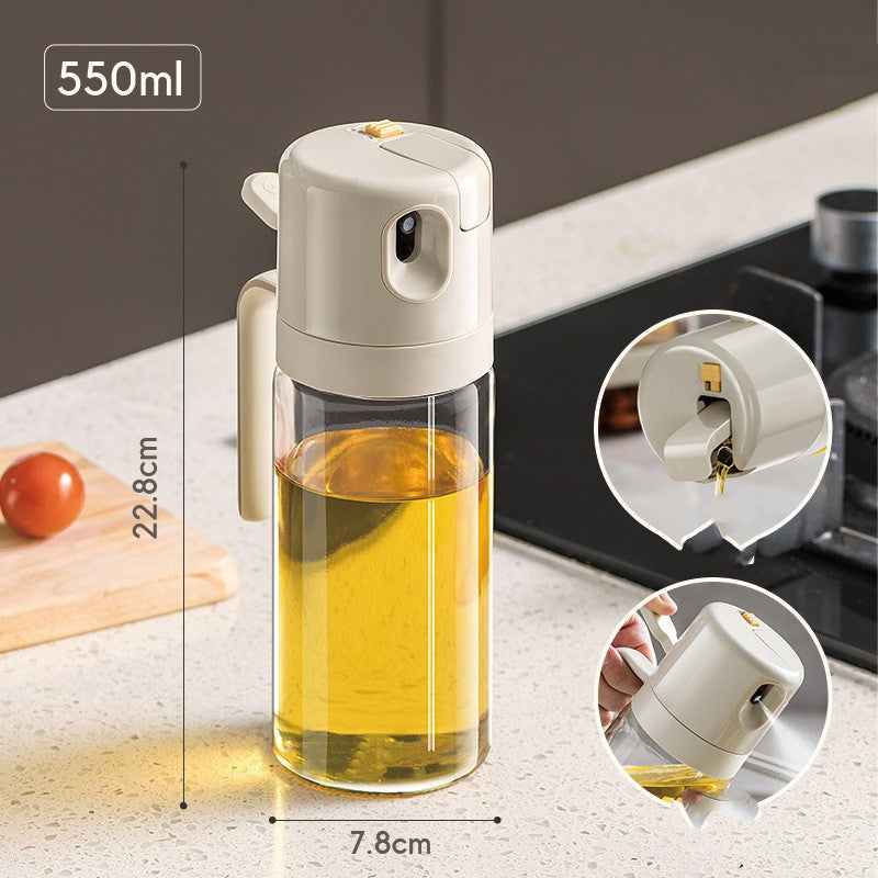 2 In 1 Oil Sprayer Bottle / Dispenser Bottle