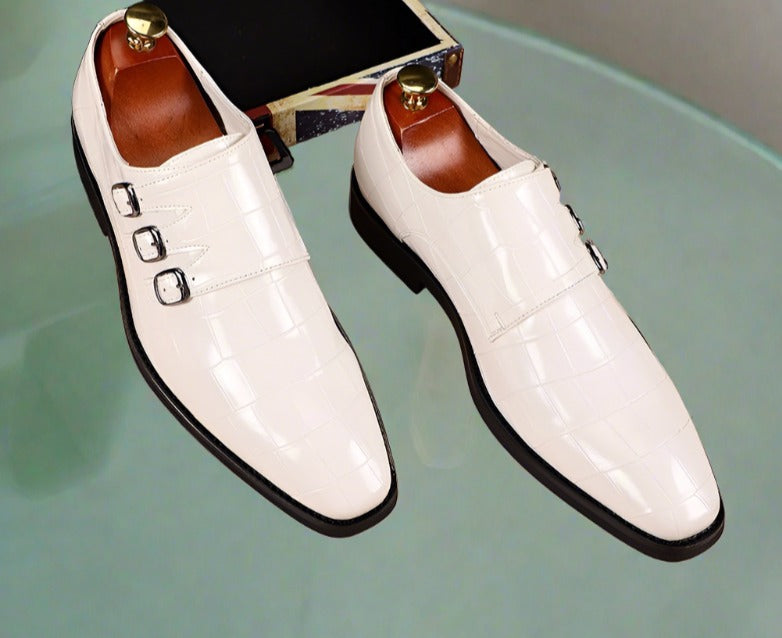 Men's Plus Size Leather Business Shoes: All-Match Style with Breathable Comfort