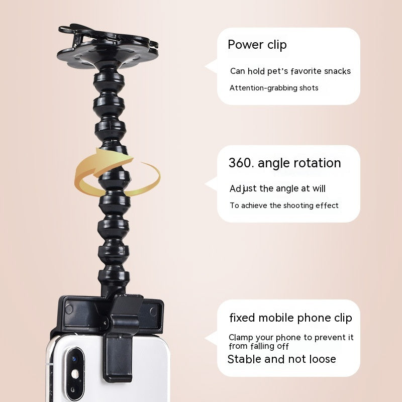 Pet Mobile Photography Tool ( Cat /Dog) / Camera Toy Mobile Holder / Selfie Clip Pet Products