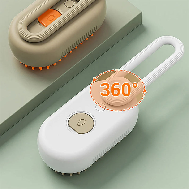 Pet Steamy Hygiene Brush and Grooming tool