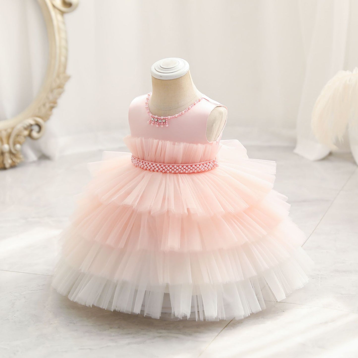 Gradient Cake Children's Princess Dress