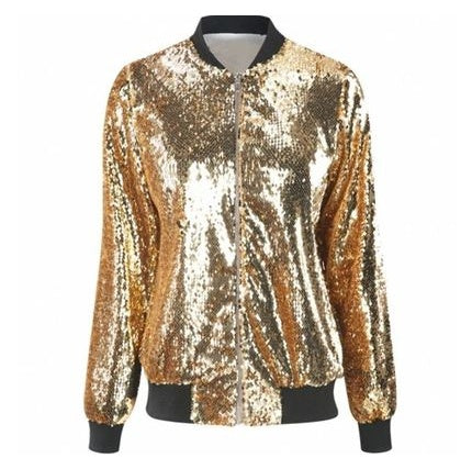 Womens Jacket Sequin Jumper