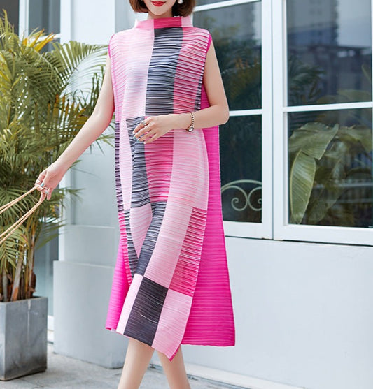 Luxurious Coloured Dress / Pastel Casual Dress
