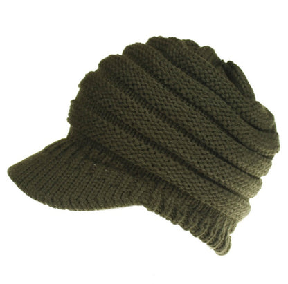 Soft Knitted Ponytail Beanies for Women, Perfect for Autumn and Winter, Providing Warmth and Style
