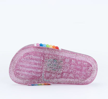 Children's rainbow shoes slippers