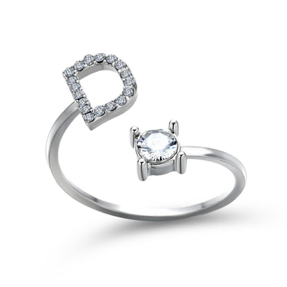 Unique / Elegant Adjustable Initial 26 rings