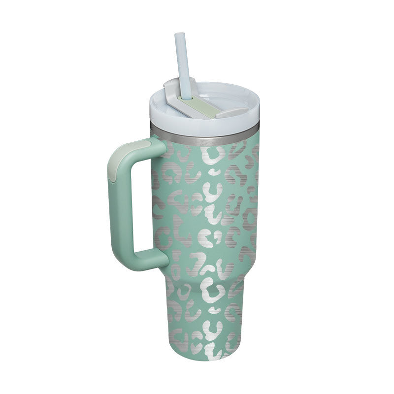 Unique Insulated 40Oz Tumbler, Stainless Steel, Vaccum Sealed.