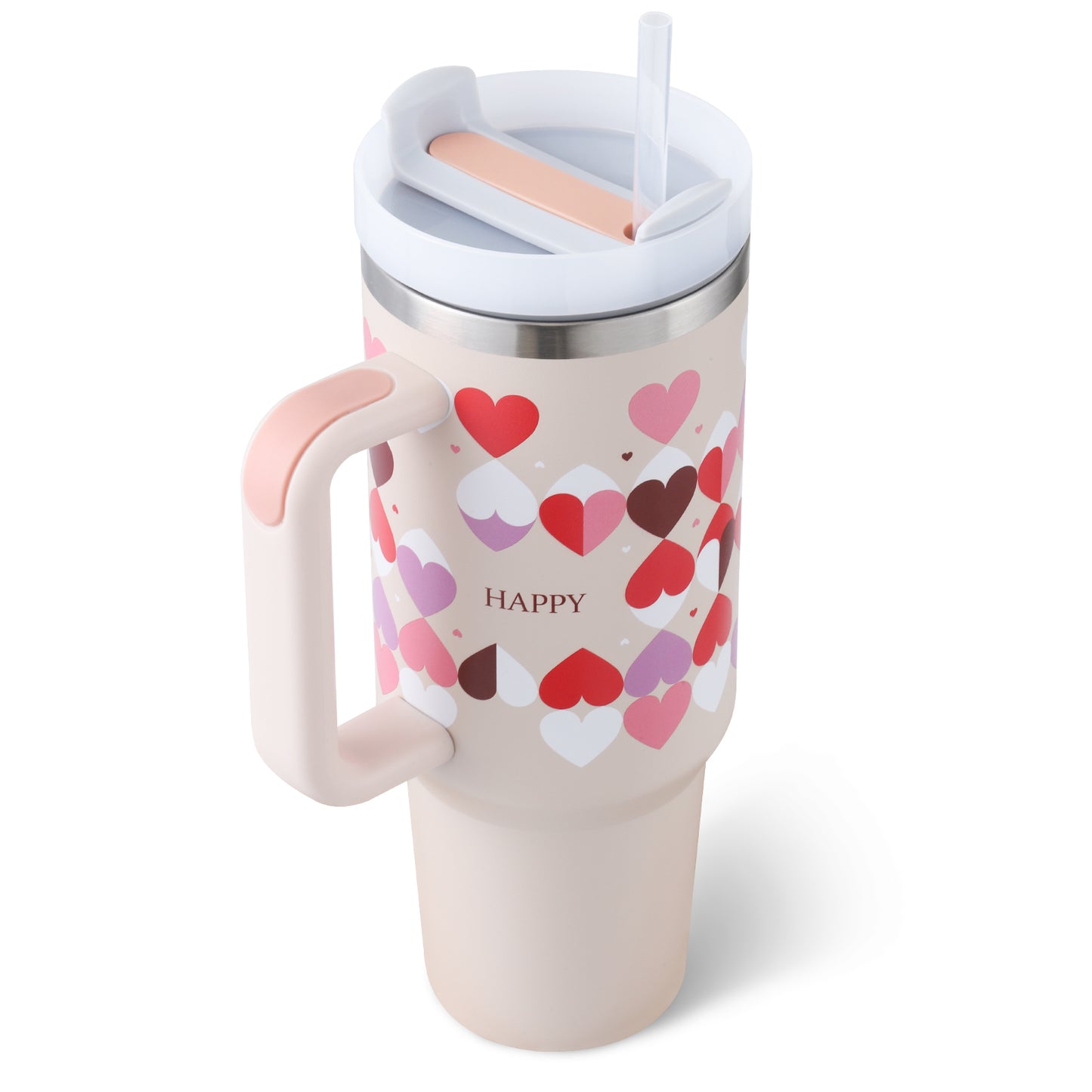 Unique Insulated 40Oz Tumbler, Stainless Steel, Vaccum Sealed.