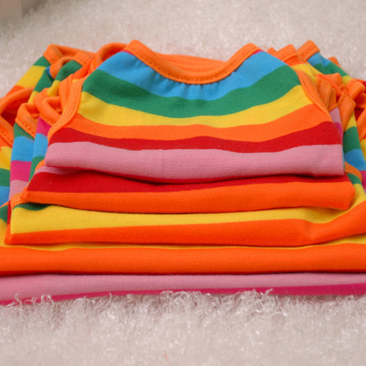 Rainbow Pet Vest Clothes