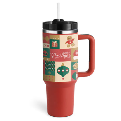 Unique Insulated 40Oz Tumbler, Stainless Steel, Vaccum Sealed.