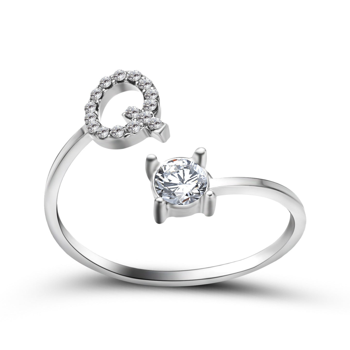 Unique / Elegant Adjustable Initial 26 rings