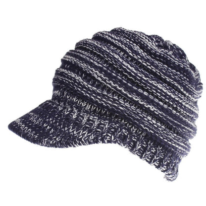 Soft Knitted Ponytail Beanies for Women, Perfect for Autumn and Winter, Providing Warmth and Style