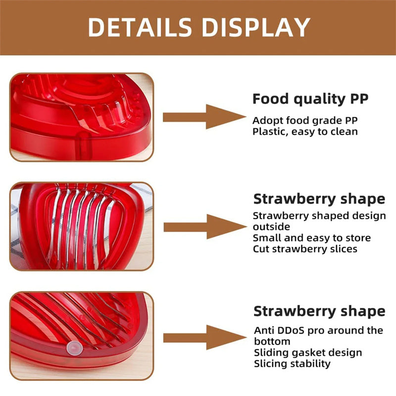 Kitchen aid - Strawberry Slicer, Carving Tools ,Cake Decoration
