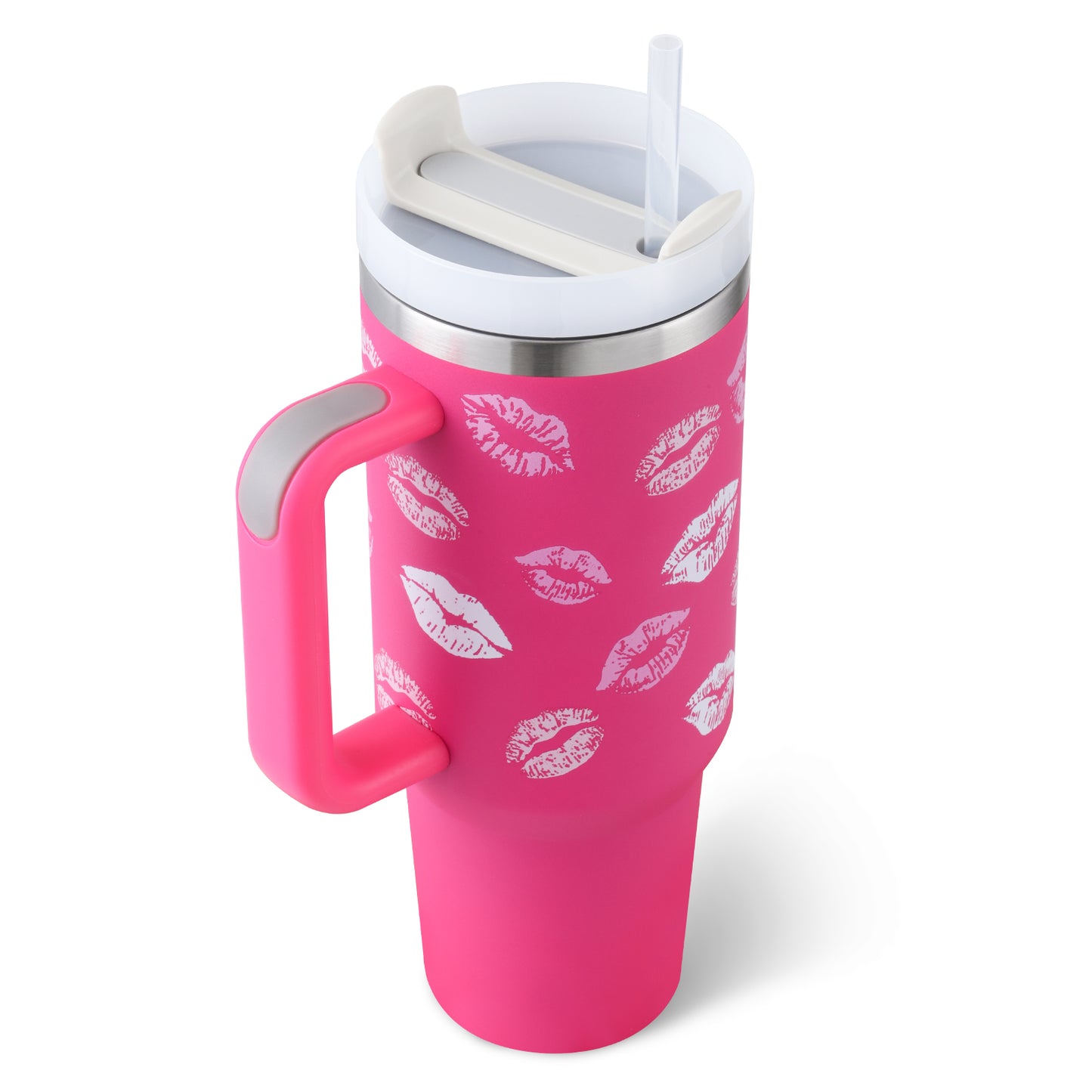 Unique Insulated 40Oz Tumbler, Stainless Steel, Vaccum Sealed.