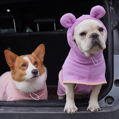 Pet Bathrobe / Bath Absorbent Towel/ Microfiber Drying Bath Towel