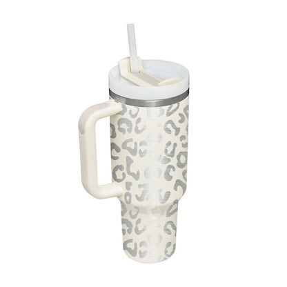 Unique Insulated 40Oz Tumbler, Stainless Steel, Vaccum Sealed.